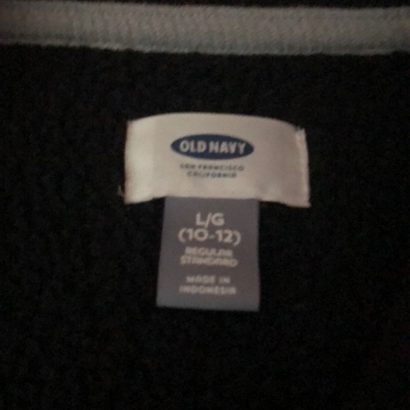 Old navy fleece bomber jacket - Picture 2 of 2